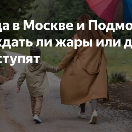 Погода в Подмосковье: когда ждать пляжного тепла?