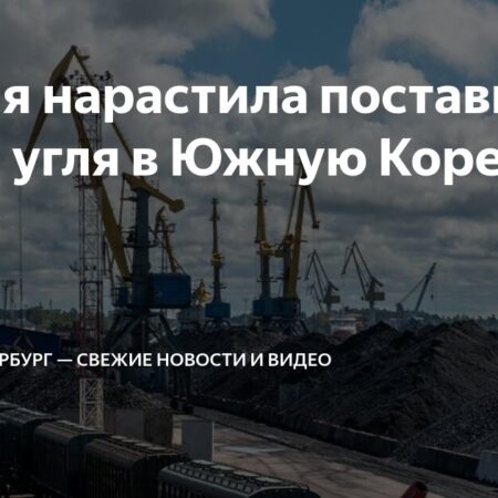 Южная Корея: Рекордный рост импорта российского угля и газа в мае