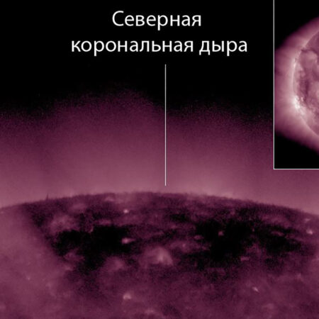 Возвращение полярных корональных дыр на Солнце: новые данные ИКИ РАН
