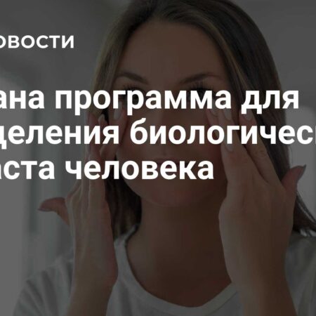 Создана программа для определения биологического возраста человека