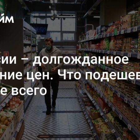 Прогнозы экономистов: Ожидается лишь временное снижение цен на продукты питания в России