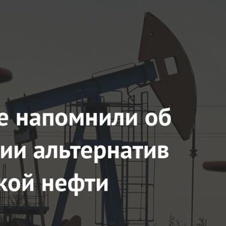 В Европе напомнили об отсутствии альтернатив российской нефти