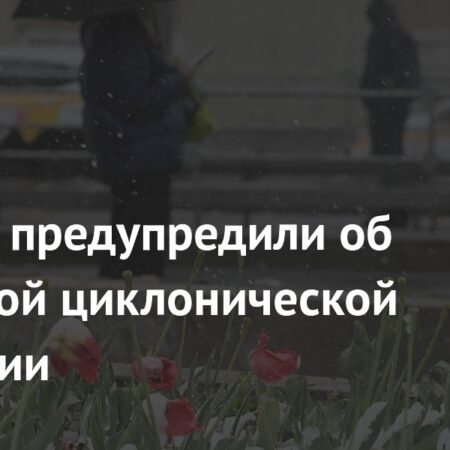 Обширная циклоническая депрессия изменит погоду в европейской России