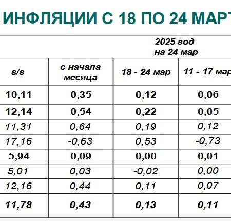 Замедление годовой инфляции в России: данные Росстата