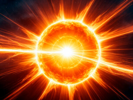 Мощная вспышка класса M2.0 зафиксирована на Солнце