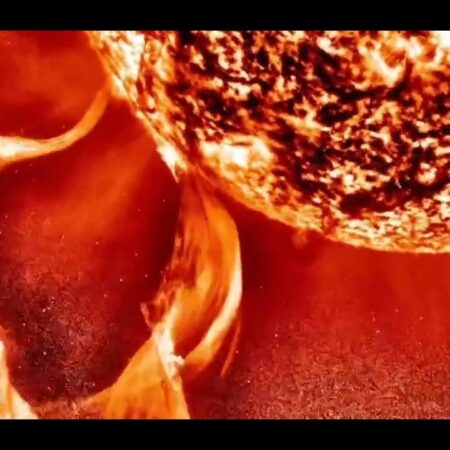 Один из крупнейших солнечных протуберанцев 2025 года отделился от светила