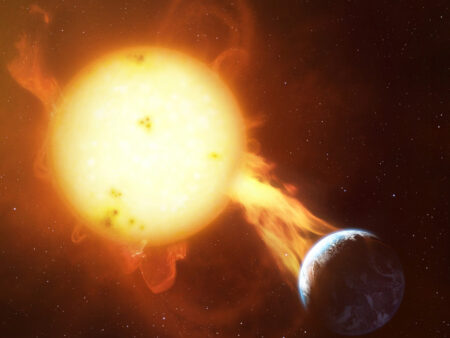 На Солнце зафиксирована мощная вспышка, вторая по силе за четыре месяца