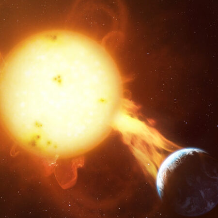 На Солнце зафиксирована мощная вспышка, вторая по силе за четыре месяца