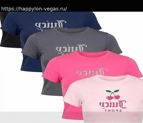 Футболки Juicy Couture со скидкой всего за 8 долларов — успейте купить!